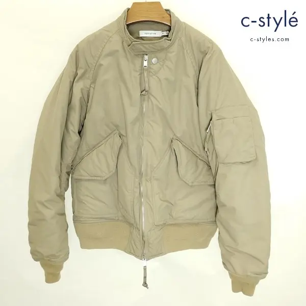 nonnative ノンネイティブ POLICEMAN PUFF BLOUSON 1 ベージュ NN-JU3006 日本製