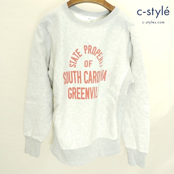 Champion チャンピオン Reverse Weave リバースウィーブ スウェット L グレー ヴィンテージ加工 ダメージ