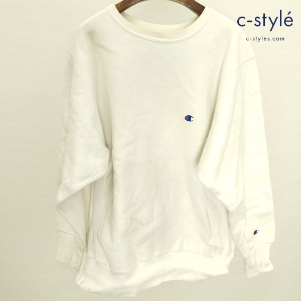 Champion チャンピオン Reverse Weave リバースウィーブ スウェット XL ホワイト