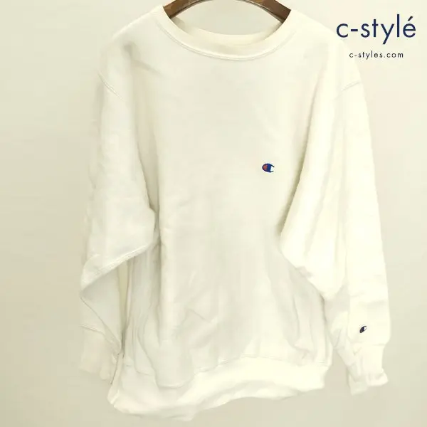 Champion チャンピオン Reverse Weave リバースウィーブ スウェット XL ホワイト
