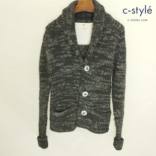 Ron Herman ロンハーマン ショールカラーカーディガン S グレー系 アルパカ混