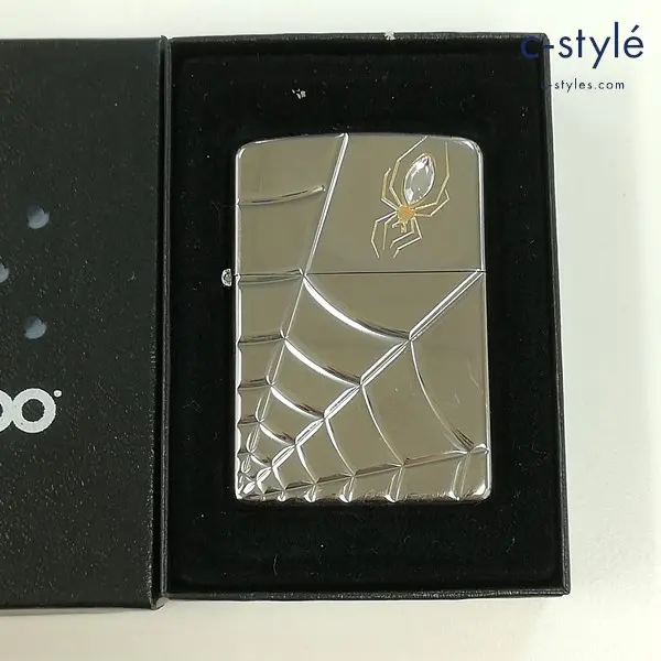 ZIPPO ジッポー アーマー SPIDER 蜘蛛 2007 オイルライター シルバー