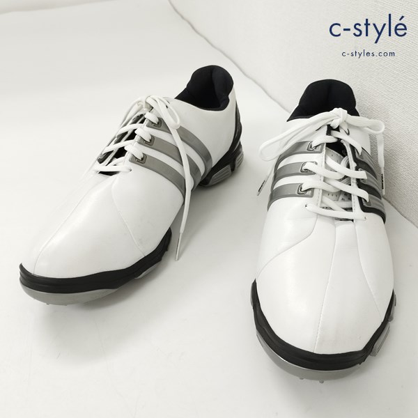 adidas アディダス TOUR 360 FIT FOAM ゴルフシューズ 27.5cm ホワイト×ブラック×グレー 816334