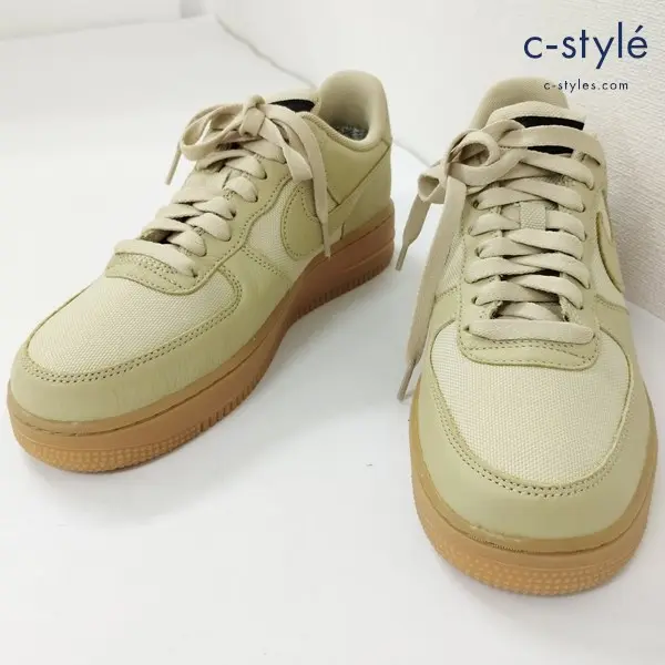 NIKE ナイキ AIR FORCE 1 GTX スニーカー 25.5cm カーキゴールド CK2630-700 GORE-TEX ゴアテックス