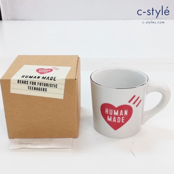 HUMAN MADE ヒューマンメイド マグカップ ハート シロクマ ホワイト ロゴ