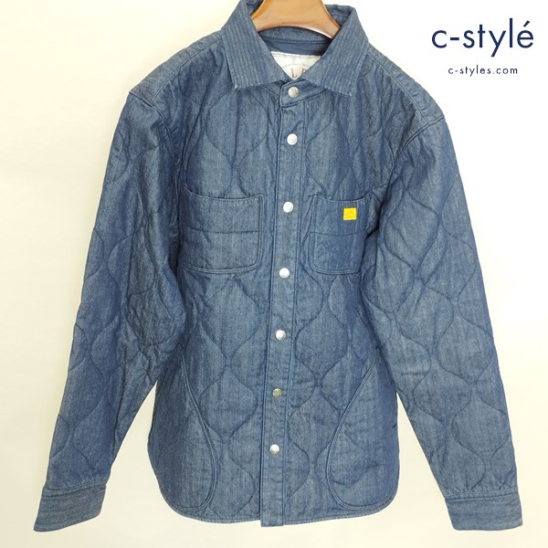 NATAL DESIGN ネイタルデザイン QUILTED SHIRTS4 XL インディゴ ND-TS-058