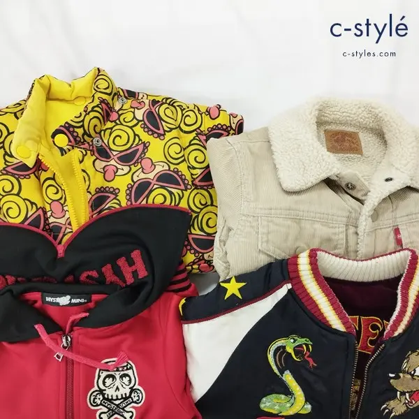 HYSTERIC MINI ヒステリックミニ 100 キッズ 男の子 女の子 4点 リバーシブルスカジャン 他