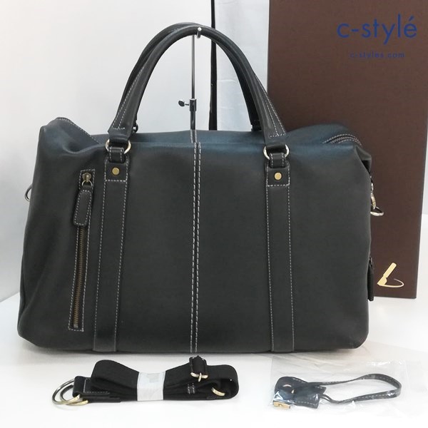 土屋鞄製造所 プロータ 防水グランド ボストン ブラック レザー 鞄 カバン バッグ