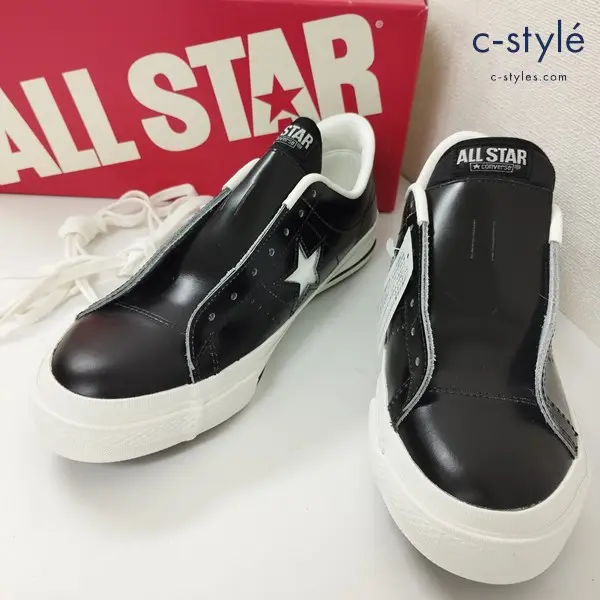 CONVERSE コンバース ONE STAR J スニーカー 8（26.5cm） 黒 日本製 ワンスター