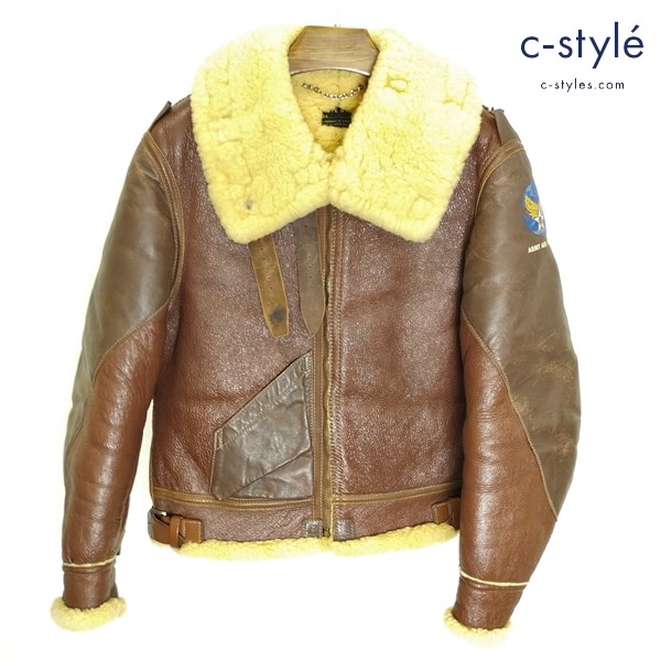 THE FEW ザフュー B-3 フライトジャケット 34 ブラウン