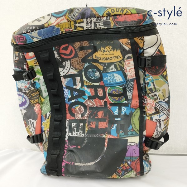 THE NORTH FACE ノースフェイス BC FUSE BOX バックパック マルチカラー 総柄 NM81630 ステッカー