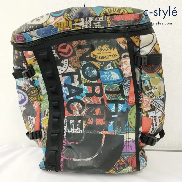THE NORTH FACE ノースフェイス BC FUSE BOX バックパック マルチカラー 総柄 NM81630 ステッカー