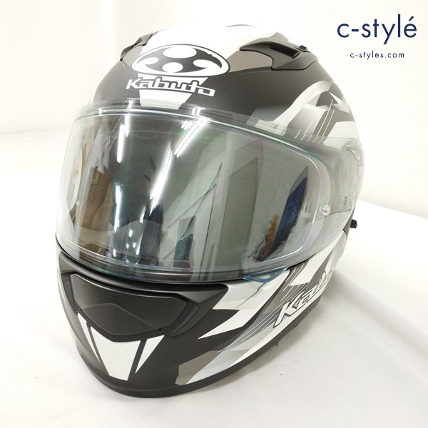 OGK KABUTO オージーケーカブト KAMUI-III フルフェイスヘルメット L （59～60cm未満） ブラック 2012年製 バイク