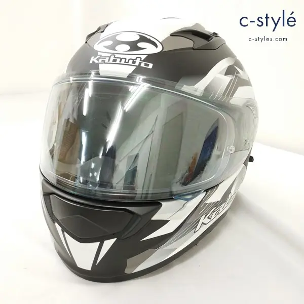 OGK KABUTO オージーケーカブト KAMUI-III フルフェイスヘルメット L （59～60cm未満） ブラック 2012年製 バイク