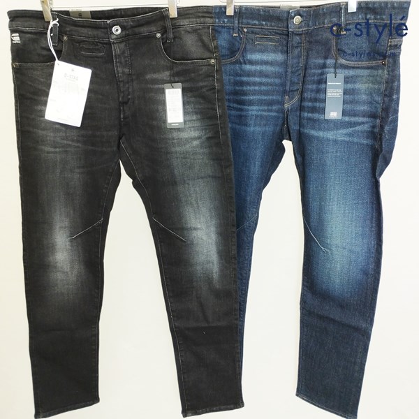 G-STAR RAW ジースターロゥ デニムパンツ W34 ブラック インディゴ D-STAQ