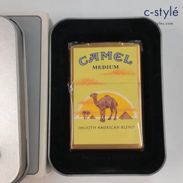 ZIPPO ジッポー CAMEL キャメル Medium European Pack (CZ 185 1998) オイルライター ゴールド