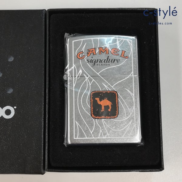 ZIPPO ジッポー CAMEL キャメル Signature Blends Infused （オレンジ） オイルライター シルバー