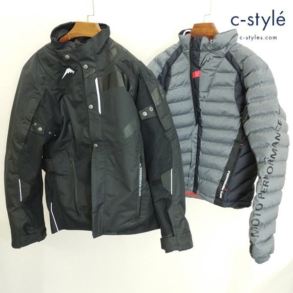 KUSHITANI クシタニ ALOFT JACKET M ブラック K-2829 防水ジャケット バイク 計2点