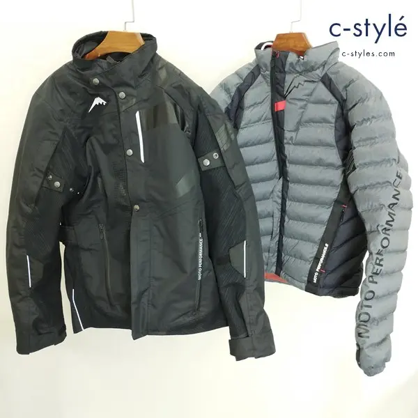 KUSHITANI クシタニ ALOFT JACKET M ブラック K-2829 防水ジャケット バイク 計2点