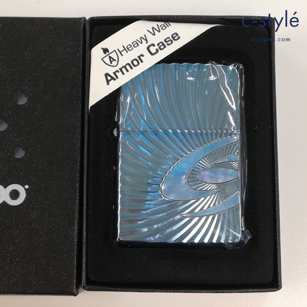 ZIPPO ジッポー Armor アーマー Case MILD SEVEN マイルドセブン オイルライター ブルー