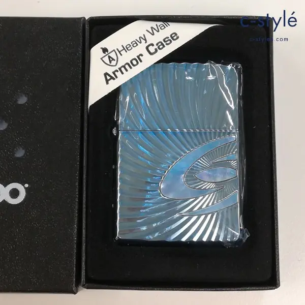 ZIPPO ジッポー Armor アーマー Case MILD SEVEN マイルドセブン オイルライター ブルー