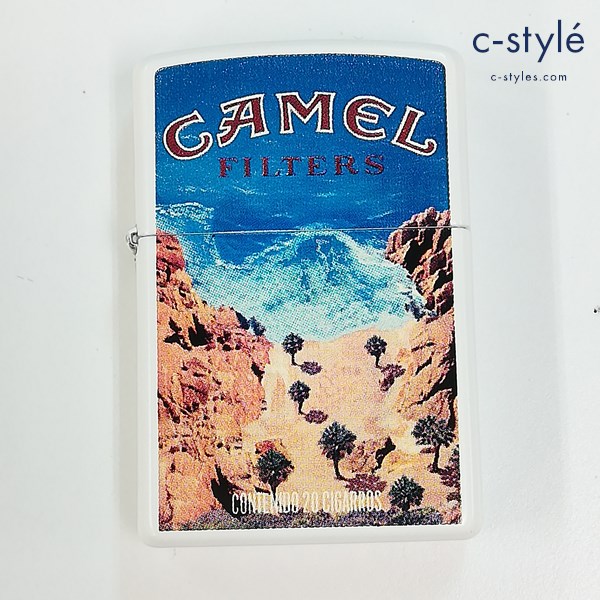 ZIPPO ジッポー CAMEL キャメル FILTERS 2004年 両面 オイルライター ホワイト