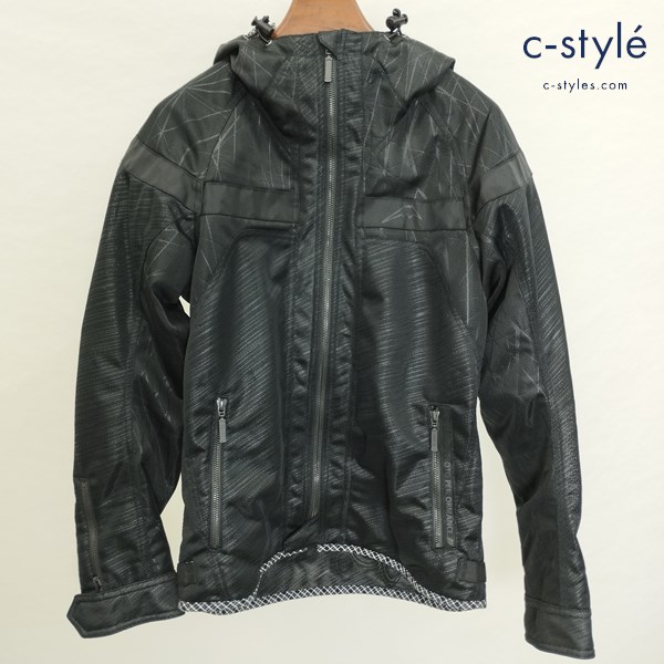 KUSHITANI クシタニ フルメッシュパーカージャケット M ブラック K-2385 バイク