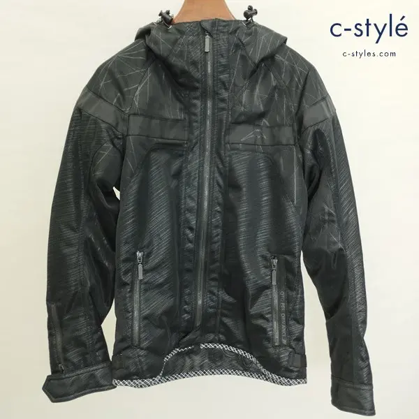 KUSHITANI クシタニ フルメッシュパーカージャケット M ブラック K-2385 バイク