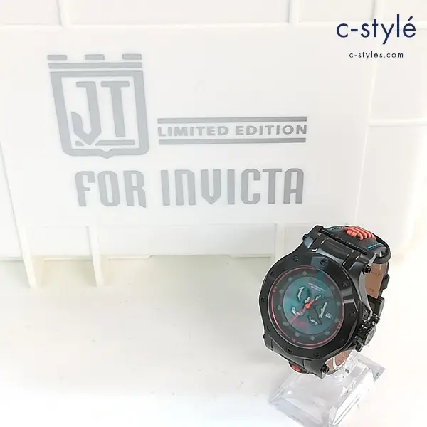 INVICTA インビクタ Jason Taylor model ジェイソンテイラー 腕時計 ブラック×オレンジ 25322