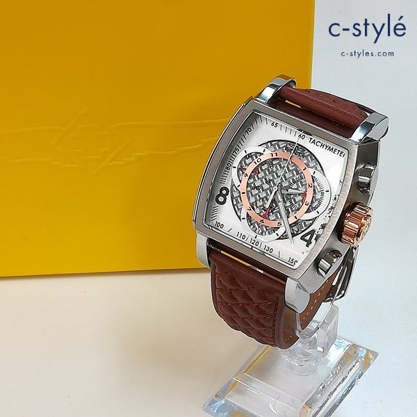 INVICTA インビクタ S1 Rally model 27916 腕時計 ブラウン×シルバー クォーツ レザーハンド