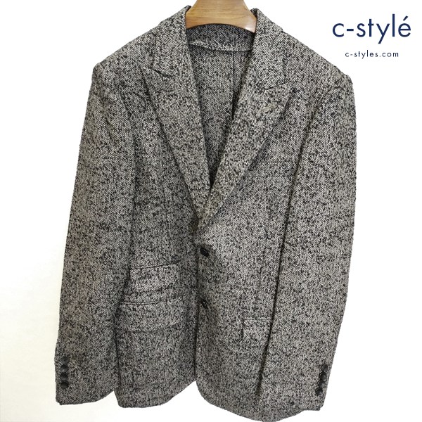 TOMORROW LAND PILGRIM Lanificio di Pray 48 グレー系 テーラードジャケット 2B サイドベンツ