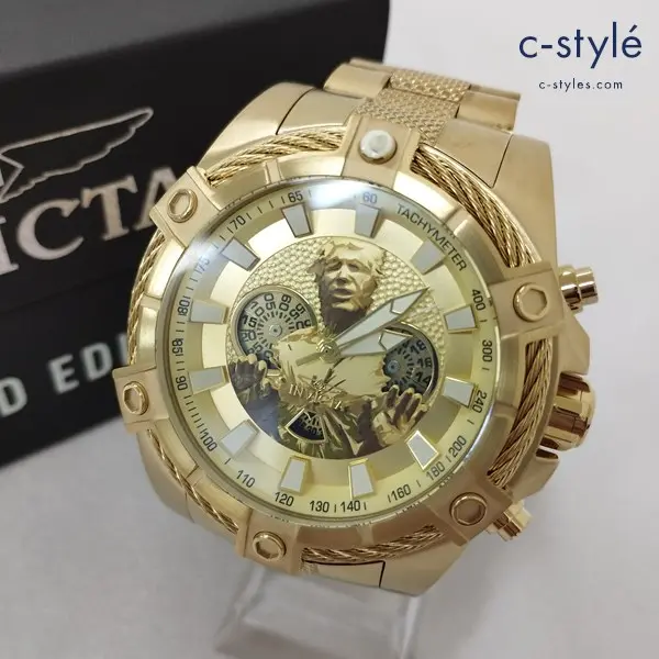 INVICTA インビクタ STAR WARS Hans Solo model 27301 LIMITED EDITION 腕時計 ゴールド