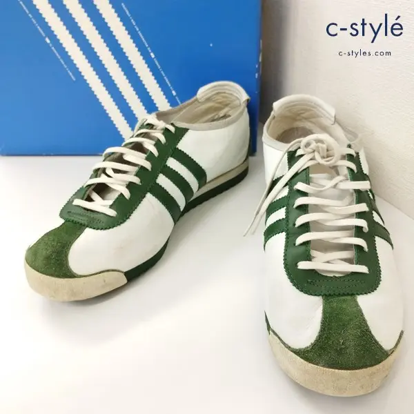 adidas アディダス スニーカー 27.5cm グリーン×ホワイト ITARIA 674664