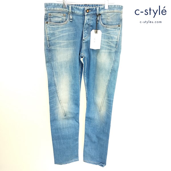 DENHAM デンハム CROSS LUBS デニムパンツ 30 インディゴ 01-15-11-11-023 ジーンズ ストレッチ 細身