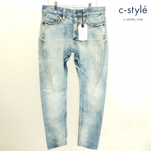 DENHAM デンハム CROSS CARROT FIT 20/125 デニムパンツ W30 L32 ライトブルー 210-000-001080 ジーンズ 細身