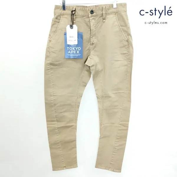 DENHAM デンハム TOKYO APEX テーパードチノパンツ 30 ベージュ 01-16-11-10-014 ジーンズ DROP CARROT