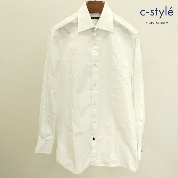 LOUIS VUITTON ルイヴィトン ドレスシャツ 37 ホワイト 長袖 ワイシャツ