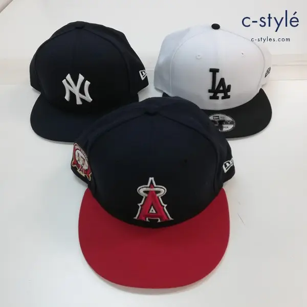NEW ERA ニューエラ 9FIFTY キャップ ヤンキース ドジャース エンゼルス MLB 計3点