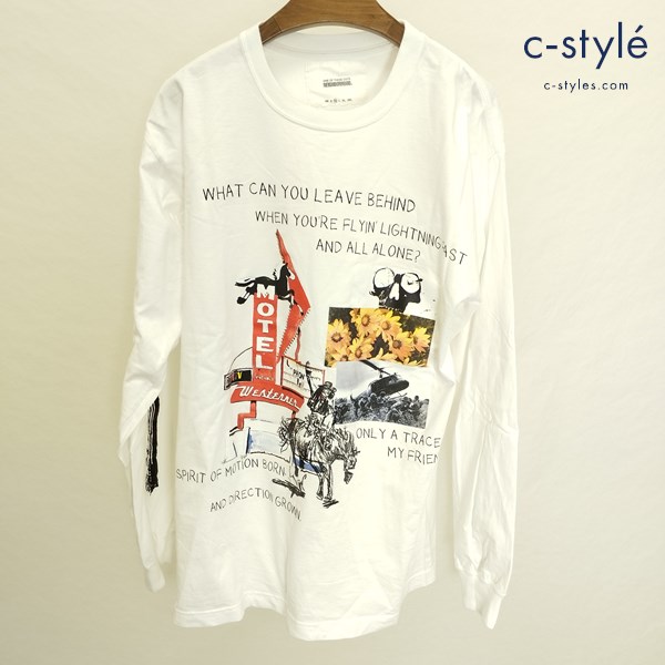 NEIGHBORHOOD×ONE OF THESE DAYS 21SS OOTD-1/C-CREW.LS 長袖Ｔシャツ M ホワイト 綿100 日本製