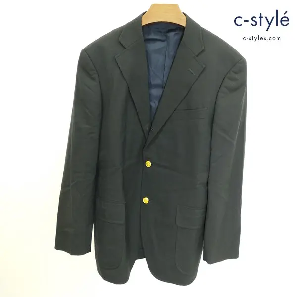 J.PRESS ジェイプレス ブレザー AB6 ネイビー 日本製 段返り3B センターベント 背抜き 金ボタン