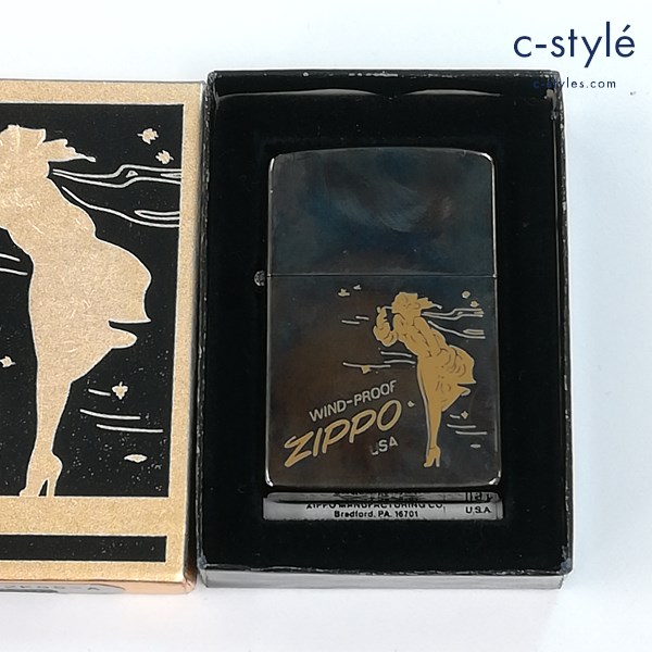 ZIPPO ジッポー 1984年製 VARGA GIRL オイルライター WIND-PROOF 喫煙具