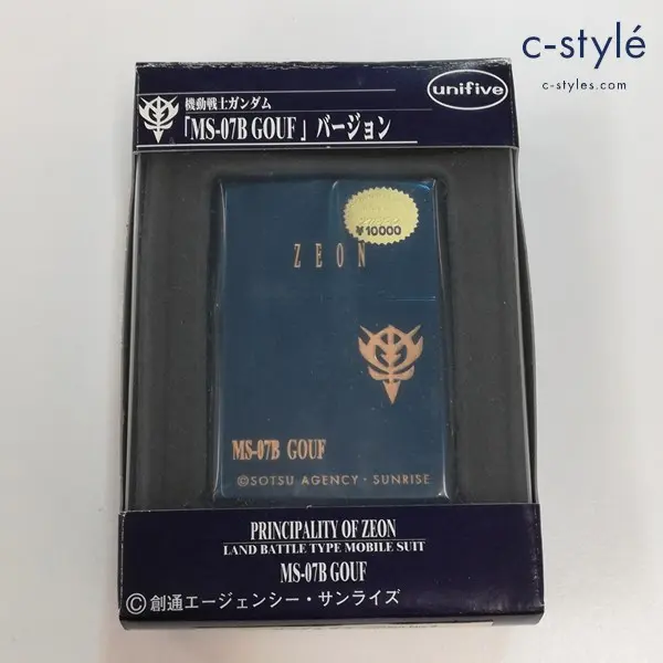 ZIPPO ジッポー 機動戦士ガンダム MS-07B GOUF グフ バージョン No.2 オイルライター ブルー系 喫煙グッズ