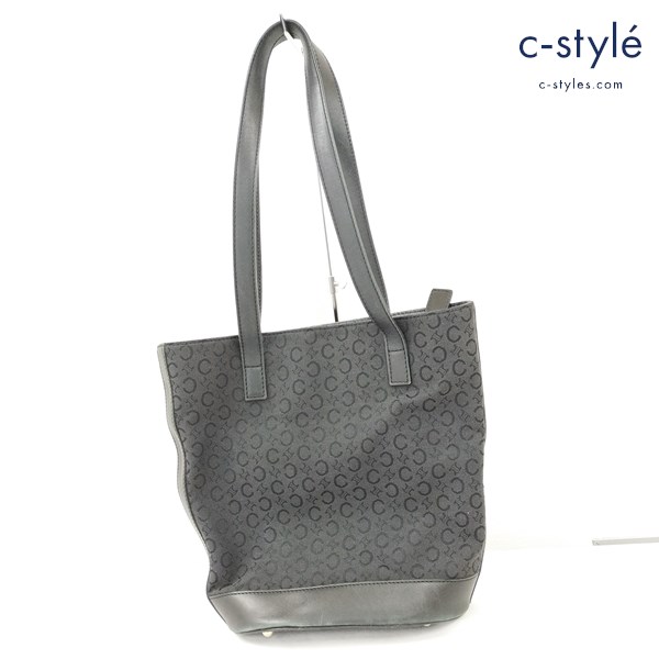 CELINE セリーヌ バケツ型 トートバッグ ブラック イタリア製 MC00/2 総柄 レディース