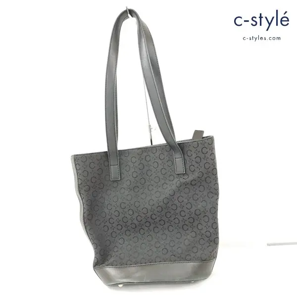 CELINE セリーヌ バケツ型 トートバッグ ブラック イタリア製 MC00/2 総柄 レディース