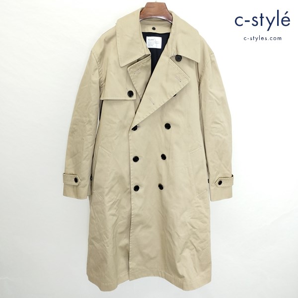 ALLEGE アレッジ トレンチコート 3 ベージュ 日本製 ライナー付き 綿100
