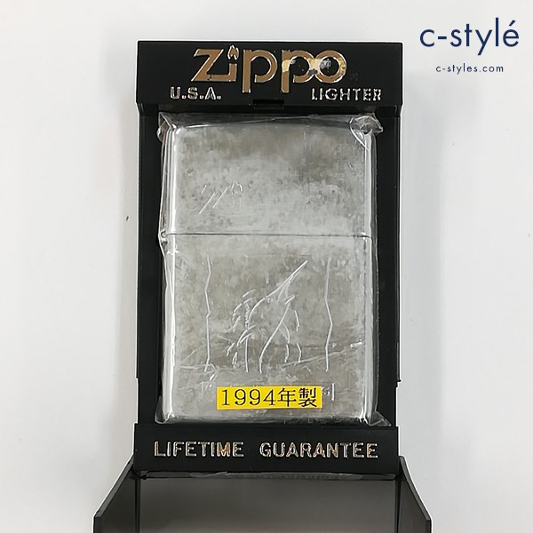 ZIPPO ジッポー 1994年製 CAIRNS カジキマグロ オイルライター シルバー 喫煙具