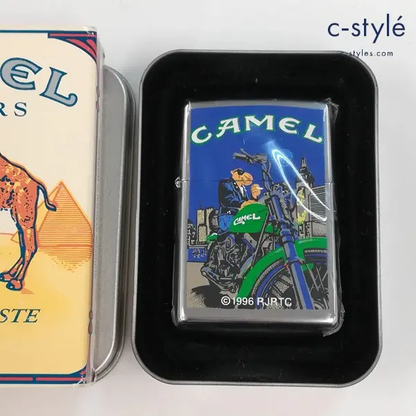 ZIPPO ジッポー CAMEL キャメル JOE BIKE オイルライター シルバー 喫煙具