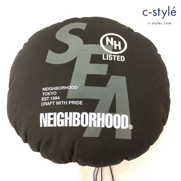 NEIGHBORHOOD × WIND AND SEA NHWDS/C-CUSHION 211ELWSN-AC06S クッション F ブラック