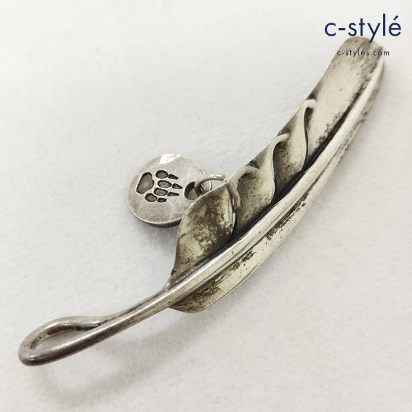 NATIVE SPIRIT ネイティブスピリット ウィングフェザー インゴットピット ペンダントトップ シルバー