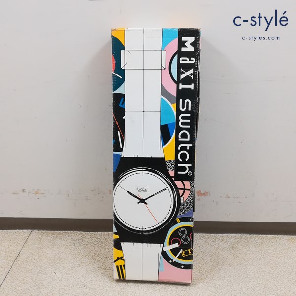 swatch スウォッチ MAXI 大型 壁掛け 時計 マルチカラー マキシ ウォッチ